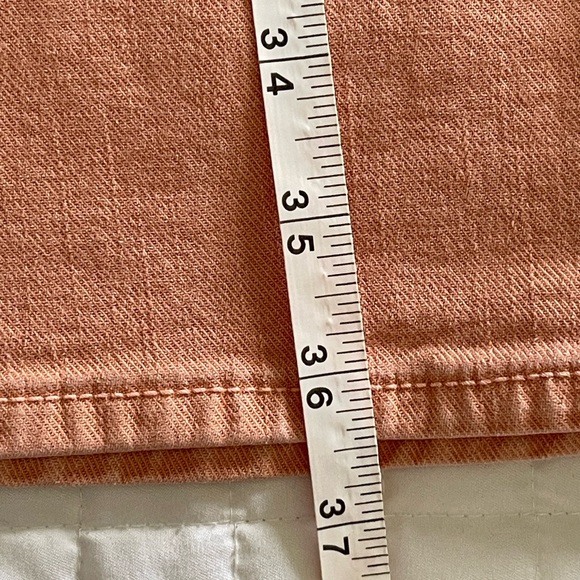 MOTHER THE DITCHER CROP Chalk Terracotta size 28 - Picture 13 of 14